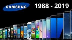 All Samsung Phones Evolution 1988 to 2019