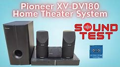 Pioneer XV-DV180 Home Theater System Sound Test