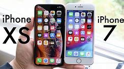 iPHONE XS Vs iPHONE 7! (Should You Upgrade?) (Review)