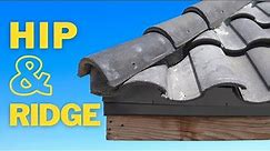 How to Install Hip and Ridge Tiles - S Shape Tile Roof