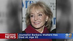 Broadcast legend Barbara Walters dies at age 93