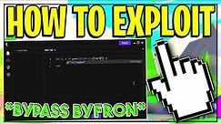 HOW TO EXPLOIT ON PC IN ROBLOX 2024 | TUTORIAL BYFRON BYPASS FOR BEGINNERS