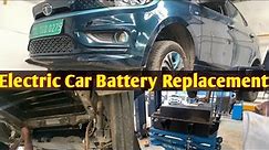 EV Car Battery Replacement Process - battery pack of electric car |Motorzone #tata #nexonev