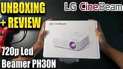 PROYECTOR LG CINEBEAM PH30N UNBOXING + REVIEW