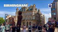 Birmingham, England Summer Walk 🇬🇧 BIRMINGHAM Walking tour | BIRMINGHAM CITY CENTRE. [4K HDR]