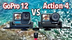 GoPro HERO 12 VS DJI Osmo Action 4 Camera Comparison - Which One is Better?