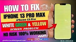 iPhone 13 Pro Max white screen solution No risk 100% working|How to Fix iPhone Stuck on White Screen