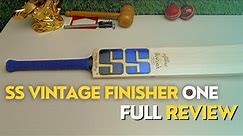 SS Vintage Finisher One English Willow Cricket Bat Review