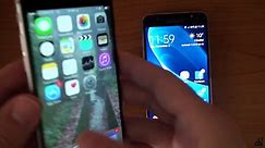 Apple iPhone 6s vs Samsung Galaxy J7 (2016) J710F (Comparison, Apps Speed Test) - video Dailymotion