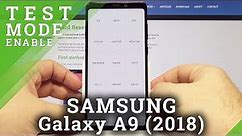 How to Activate Test Mode in Samsung Galaxy A9 2018 - Testing Module