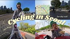 Biking the Han River | Cycling in Seoul | South Korea Travel Vlog | Jade Seah