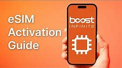 How to Activate Boost Infinite on eSIM on iPhone!