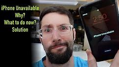 Iphone Unavailable , explanation and how to fix it