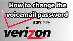 Proven method How to change voicemail password verizon