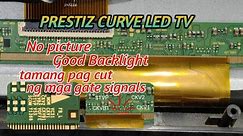 How To Repair No Picture With Good Sounds // 32 Inches PRESTIZ LED Curve TV // PRO TECH Electronics