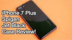 iPhone 7 Plus spigen Jet black case review!