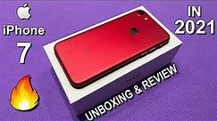 Buying iPhone 7 In 2021 Worth It | iPhone 7 Unboxing in 2021 🔥 Review | Hindi