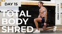 Day 15: 45 Min FULL BODY WORKOUT with Dumbbells [Tone & Sculpt] // 6WS1