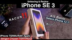 🔥 iPhone Murah SPEK DEWA!! iPhone SE 3 Unboxing Indonesia (2022) - iTechlife Review