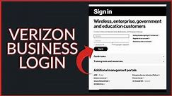 How to Login Verizon Business Account 2022? Verizon Business Login Tutorial