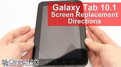 Samsung Galaxy Tab Screen Replacement Directions
