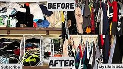 How to Organize your closet | Organize Closet & Drawers very smartly | (My life in USA)