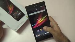 Sony Xperia Z Ultra 6.4 Inch Smartphone Unboxing & Overview