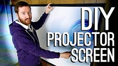 How to Build a DIY Projector Screen