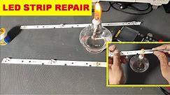 {565} How To Repair of LED TV Backlight Strips / How To Replace LED on LED Strips