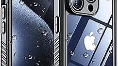 2023 New Designed for iPhone 15 Pro Max Case Waterproof, [Built-in Screen Protector & Glass Camera Protector][Full Body Shockproof][IP68 Underwater][Dropproof] Phone Case for iPhone 15 Pro Max 6.7"