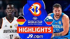 Germany 🇩🇪 Stun Slovenia 🇸🇮 to Secure 1st Place in Group K | J9 Highlights | #FIBAWC 2023