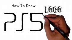 How to Draw the New PlayStation 5 Logo (PS5) 🎮