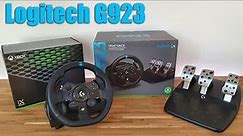 Logitech G923 for Xbox Unboxing Setup + Game Play