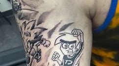 @butchhartman was responsible for drawing most of my childhood so this was fun to get. Thank you @ivostattoo for the beautiful work. #dannyphantom | Austin von Letkemann