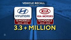 Kia, Hyundai recall 3.3 million vehicles