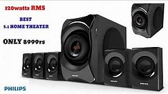 Philips SPA8000B/94 5.1 HOME THEATER || SOUND TEST/BASS TEST || BEST 5.1 HOME THEATER