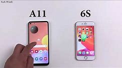 SAMSUNG A11 vs iPhone 6S Speed Test Comparison