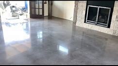 Concrete Polishing inside a home. We made this room shine!