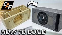 BIG BASS with entry level gear? - Making the Sub Box!