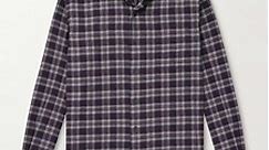 PETER MILLAR Maywood Checked Cotton-Flannel Shirt for Men | MR PORTER