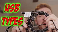 usb cable types | How to identify USB Cables, Types, & Connectors