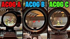 What is The BEST Acog in Rainbow Six Y9S1?