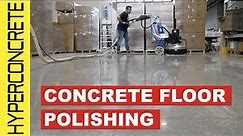 How to restore and polish a concrete floor. Discover the most practical and effective solution. HG