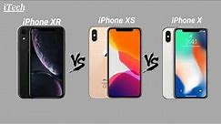 iPhone XR vs iPhone XS vs iPhone X || iTech