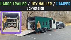 7'x16' - Cargo Trailer / Toy Hauler / Camper Conversion -- Walk Thru / Demo