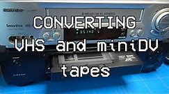 Digitizing VHS, VHS-C and miniDV tapes