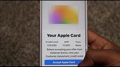 Apple Card Application Process and First Look