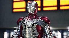 How was the Suitcase Mark 5 armor of Iron Man made?
