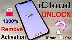 Remove Activation! Unlock iPhone 11 Pro any iOS Version iCloud Bypass Done!! 1000% Success 2021