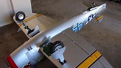Nick's Hangar 9 P-47D-40 Thunderbolt 30cc Retract Door Operation with Robart Electric Retracts